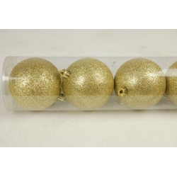 Bombki plastikowe 8cm AA13647108 gold
